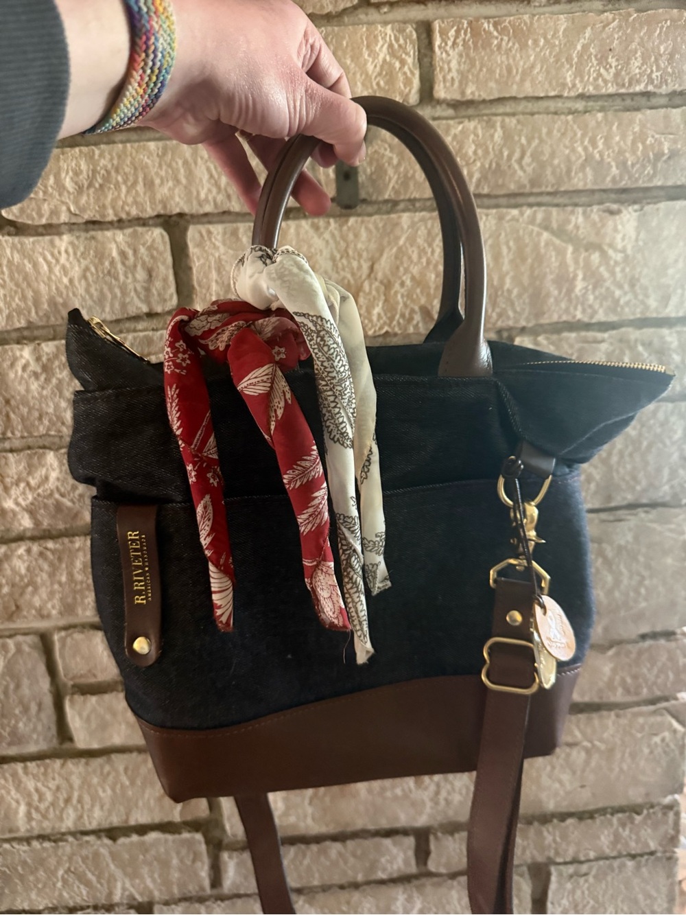 R Riveter denim Otto bag - special edition - Picture 2 of 7